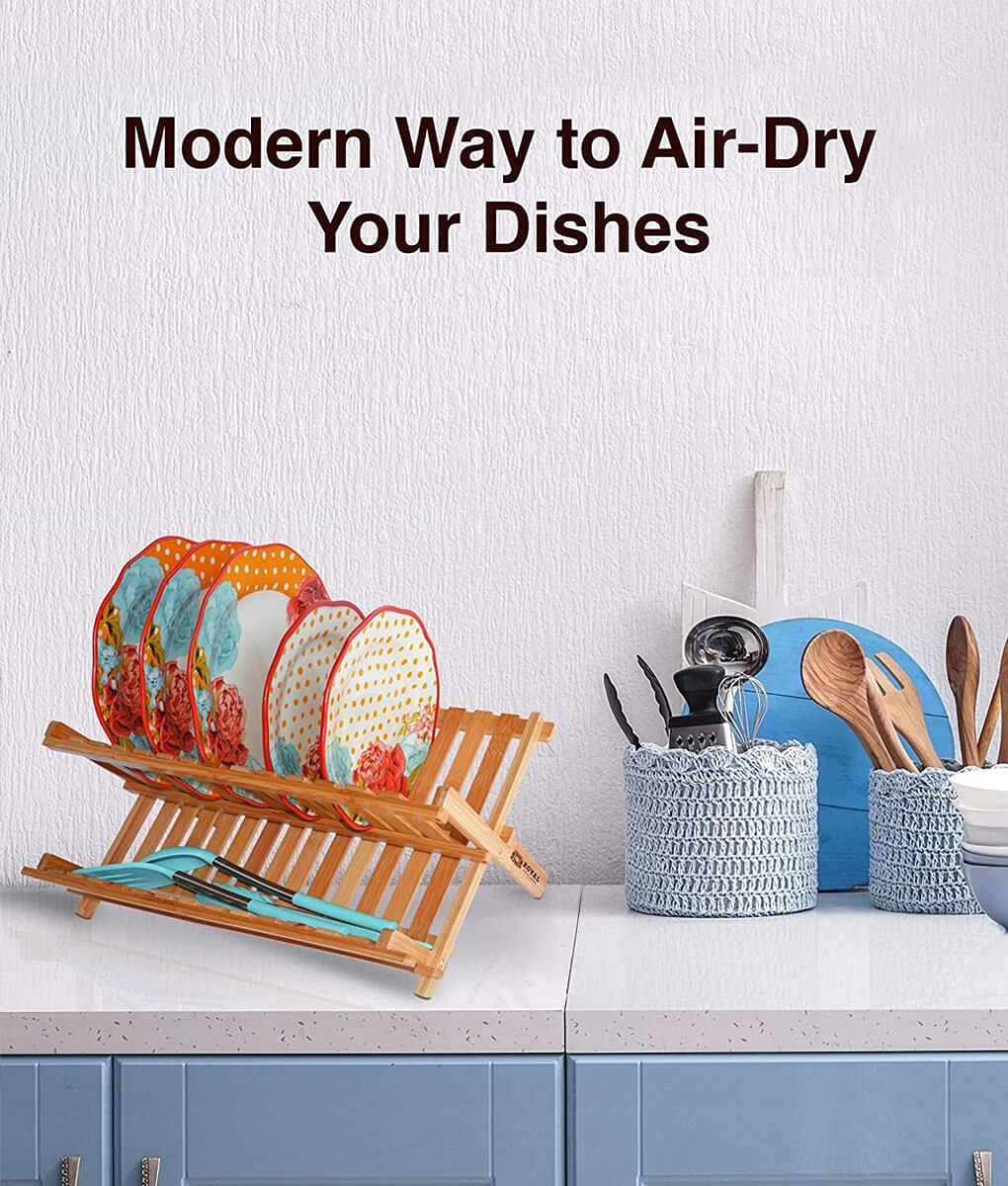 Bamboo Dish Rack